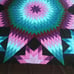 Queen Size Star machine pieced Quilt Top #166B