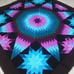 Queen Size Star machine pieced Quilt Top #166B