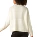 Elan ROCK Winter White Bronze Lettering Oversize Mock Neck Slouchy Sweater - L