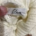 Elan ROCK Winter White Bronze Lettering Oversize Mock Neck Slouchy Sweater - L
