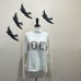Elan ROCK Winter White Bronze Lettering Oversize Mock Neck Slouchy Sweater - L