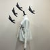 Elan ROCK Winter White Bronze Lettering Oversize Mock Neck Slouchy Sweater - L