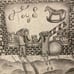 “CHRISTMAS WISHES” Drawing/Framed, matted, and glass.