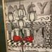 “CHRISTMAS WISHES” Drawing/Framed, matted, and glass.