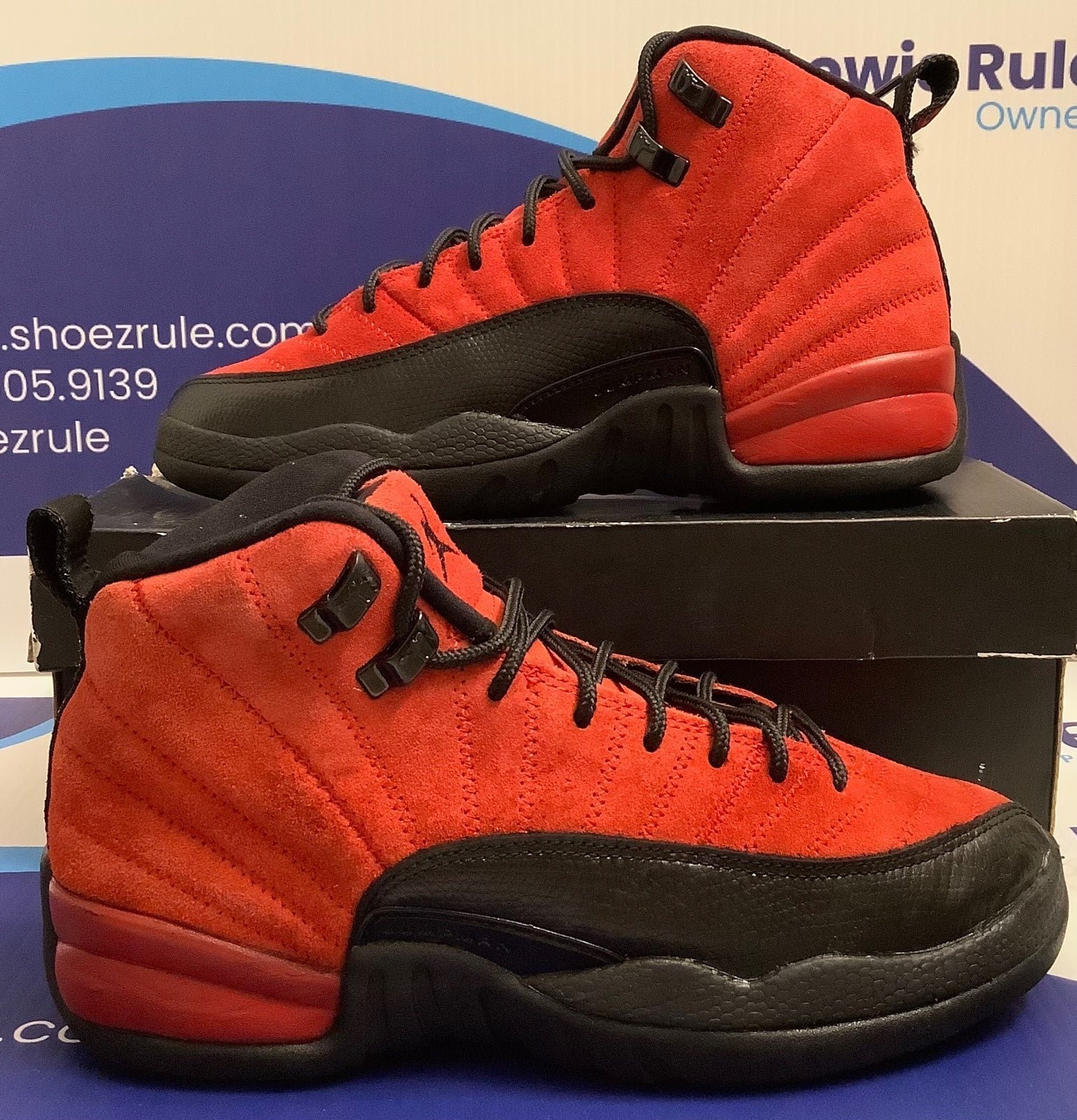 Air Jordan 12 Retro Reverse Flu Game Kids 5.5y