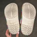 White rainbow crocs size 7