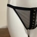 Victoria Secret Brazilian Panties Large, NWT, Black, Very Sexy, Gold Clasp