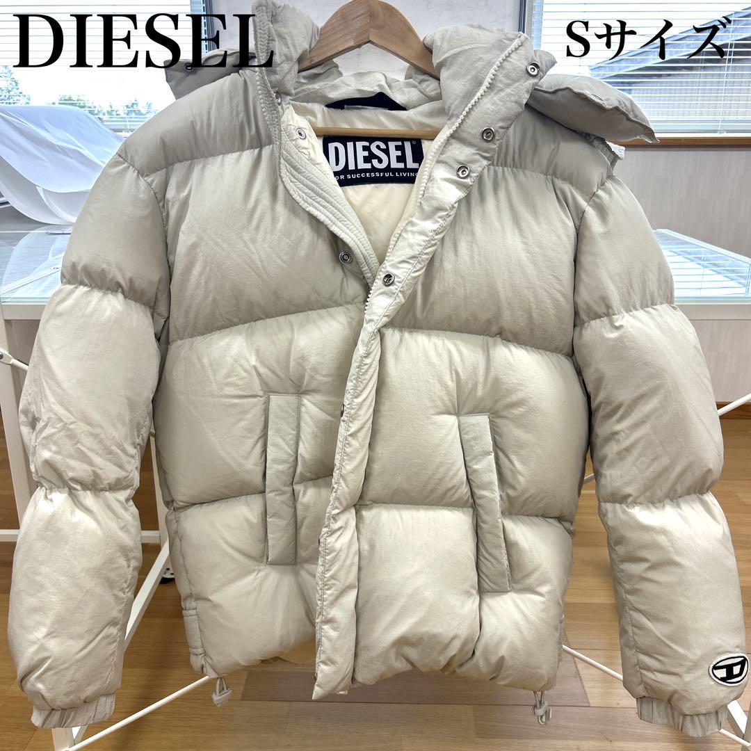 【Brand New】DIESEL Down Jacket White S Size