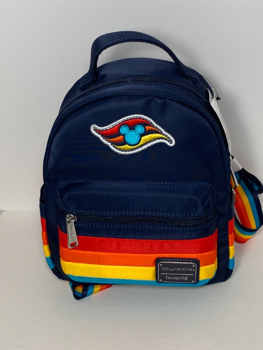 NWT Disney Cruise Line Disney Parks Rainbow newest Loungefly Mini Backpack
