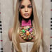Ash brown root blonde dipped