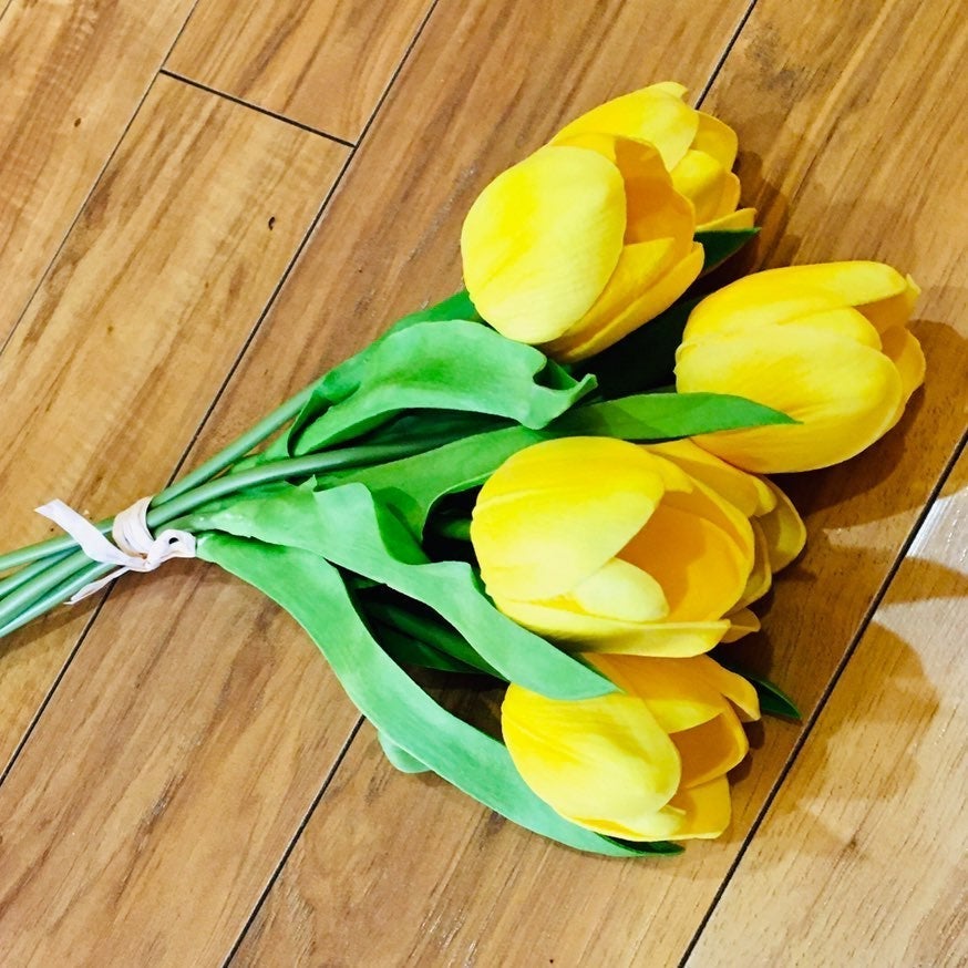 Faux flower bouquet wedding home decor
