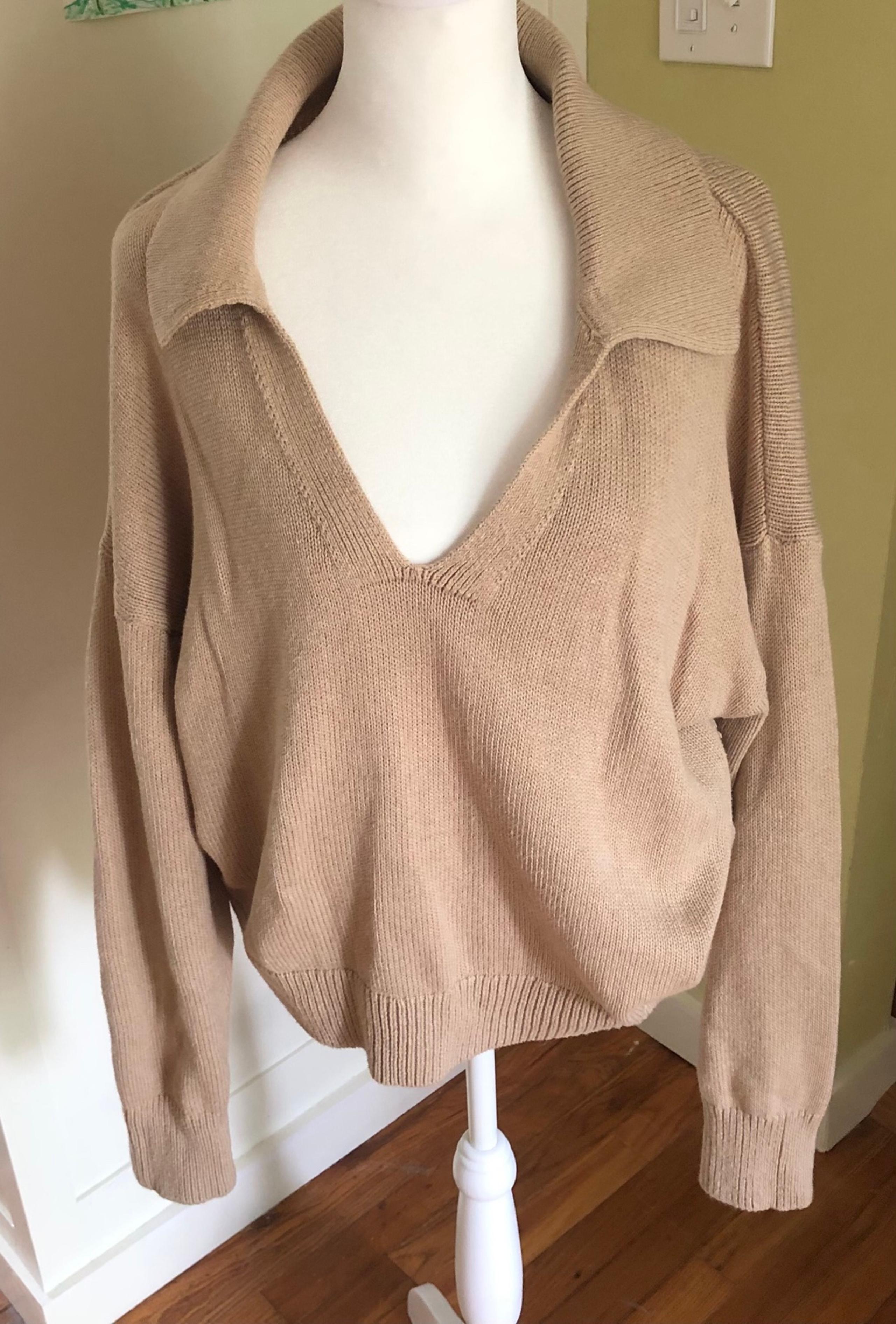Old Navy 100% Cotton Sweater V-Neck Large