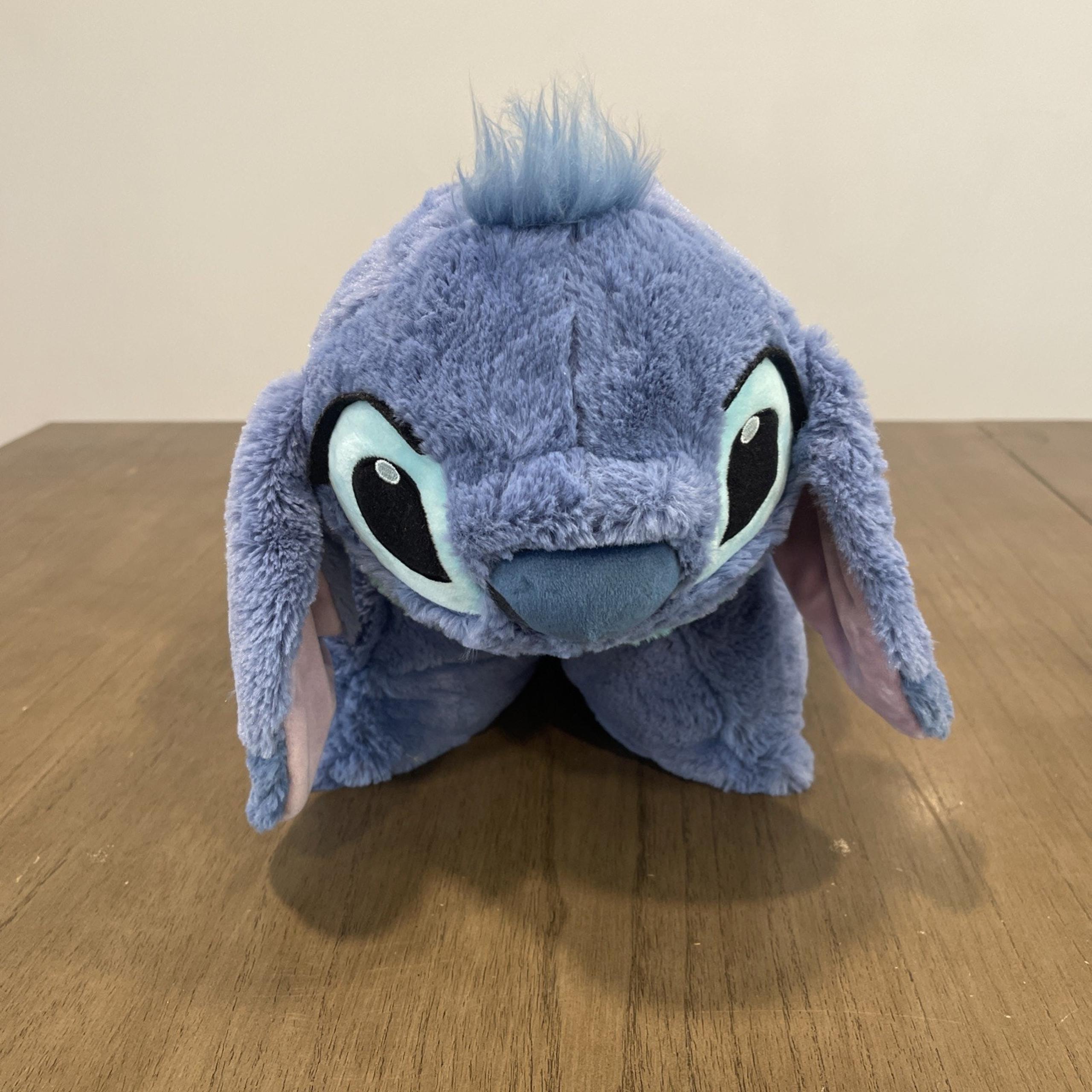 Disney Parks Lilo & Stitch Stitch Foldable Pillow Pet Plush Stuffed Animal 20”