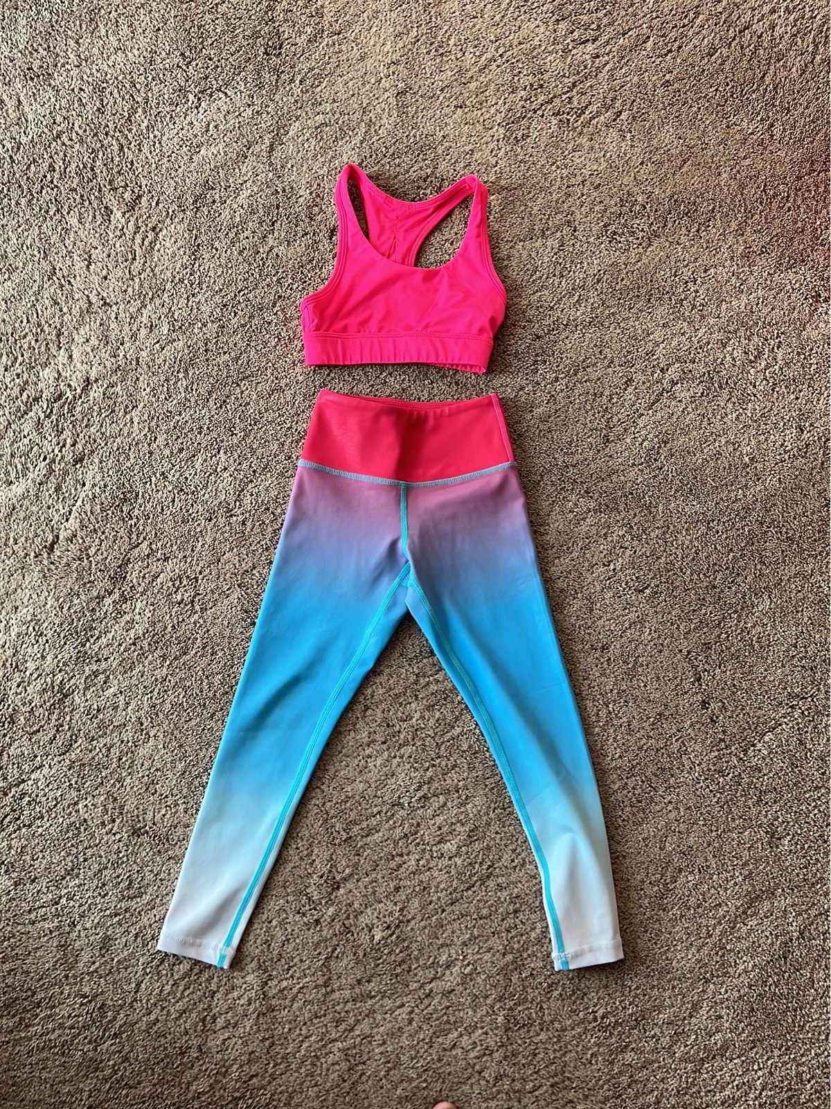 zyia leggings and sports bra