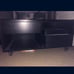 Black side table