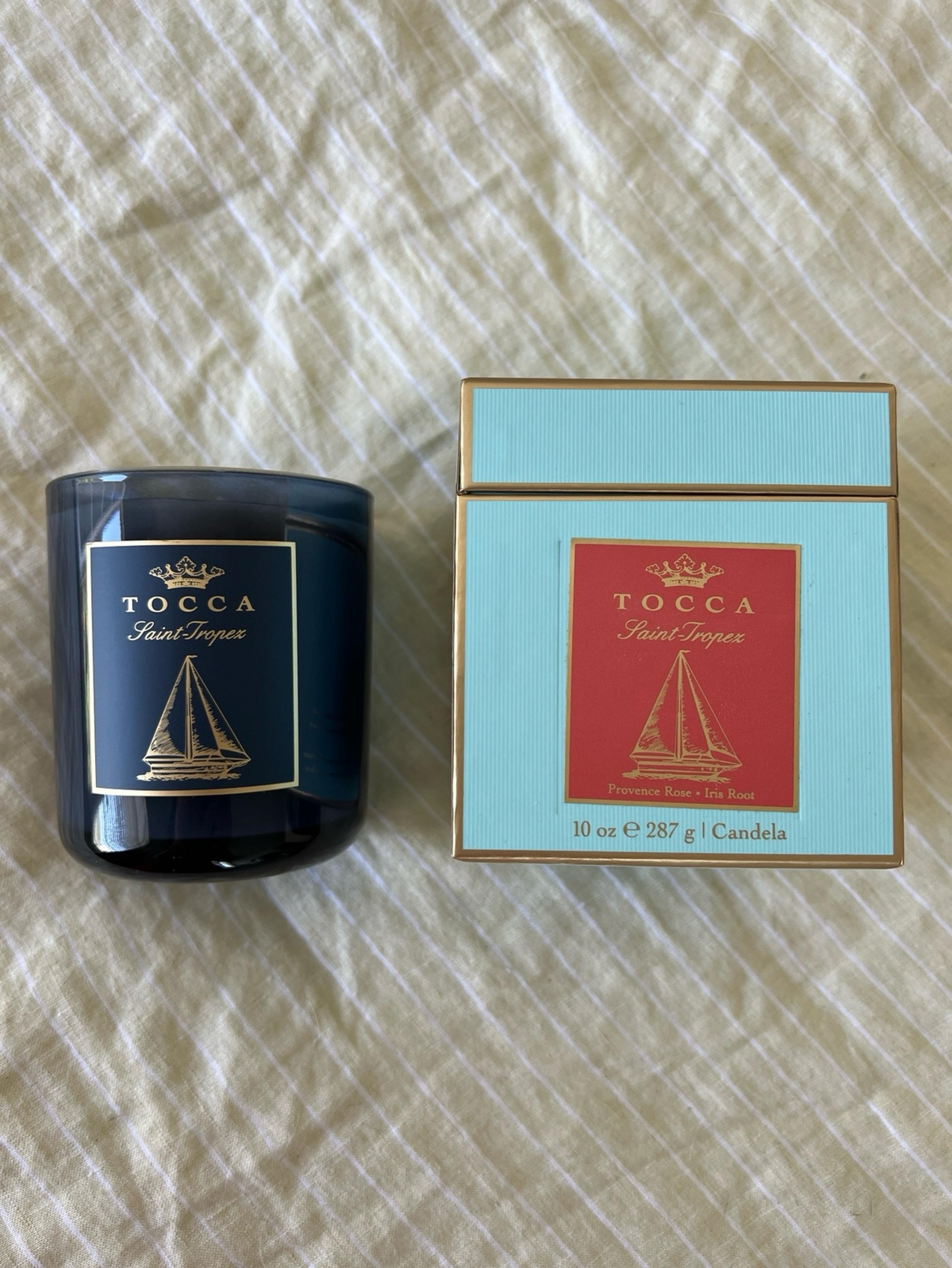 Brand New TOCCA Saint-Tropez Rose and Iris Floral Candle