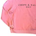 Wildfox Women’s Sz M Pink Chips & Salsa Diet Sweatshirt Pullover Top