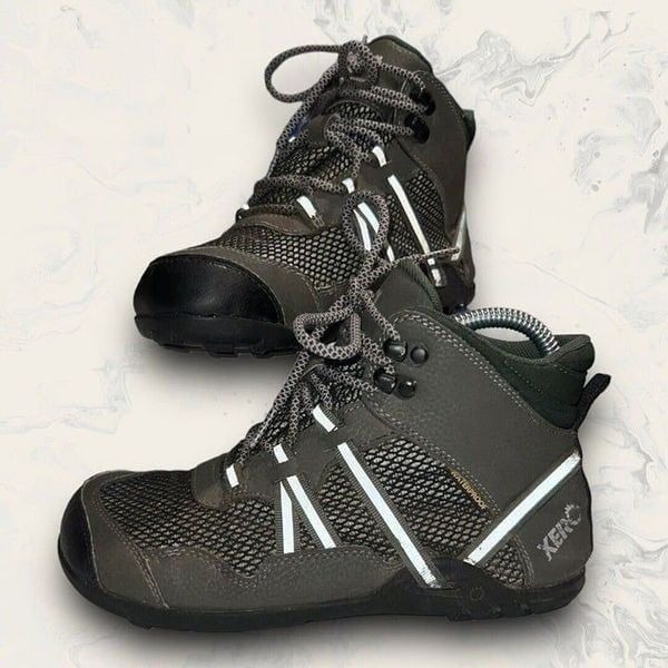 Xero Xcursion Zero Drop Gray Waterproof Outdoor Hiking Boots Womens Size 6.5