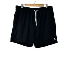 Vuori Shorts Men's XXL Black Athletic Running Performance Stretch