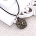 14K Gold Plated Cubic Zircon Pendant, INUS1BR217