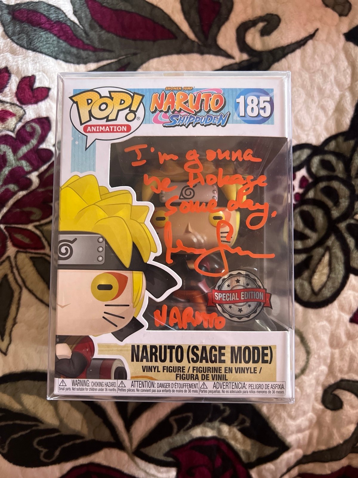 Naruto shippuden signed funko pop