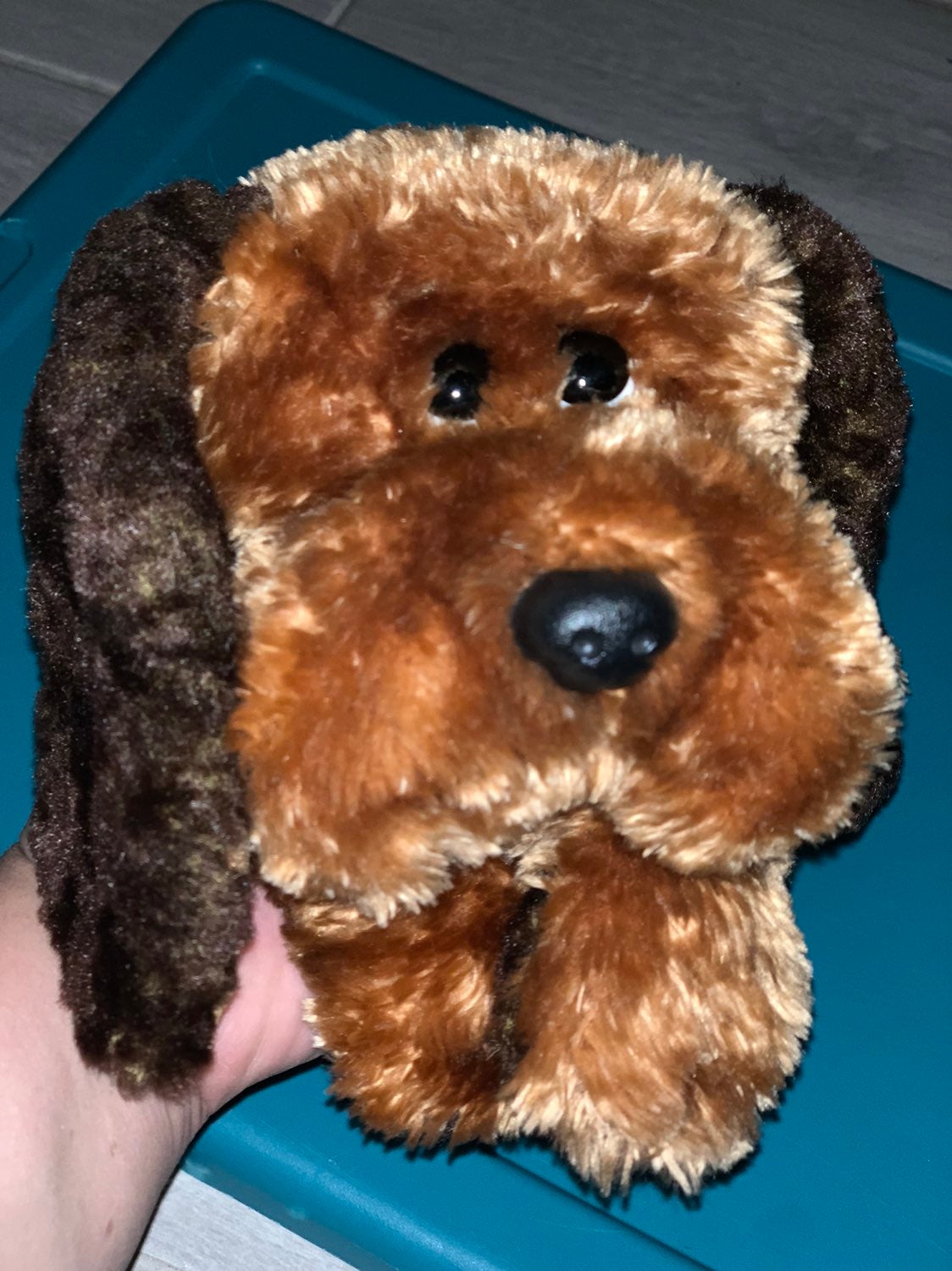 Ty Classic Memphis Hound Dog 14 Plush Vintage 2001 Brown Floppy Ears Soft Toy