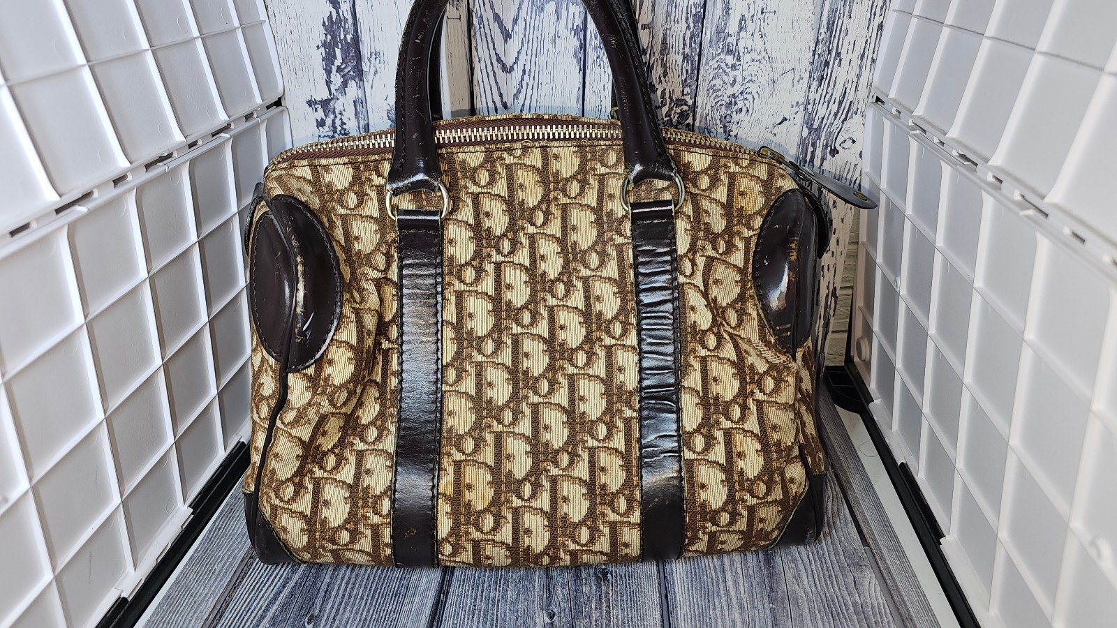 Vintage CRISTIAN DIOR TROTER BOSTON BAG