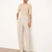Vince Wool High Waisted Tapered Trousers Pants