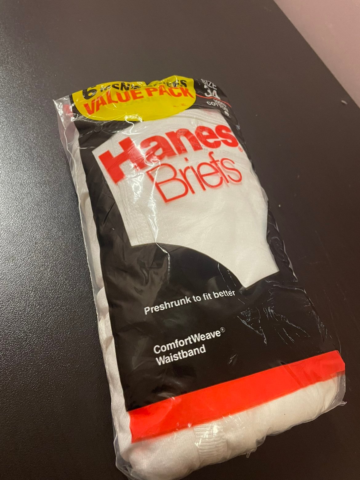 Vintage hanes briefs sz 34 1989