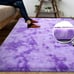 Fluffy Modern Area Rugs for Living Room Bedroom, 4x6 ft Plush High Pile Purple
