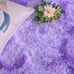 Fluffy Modern Area Rugs for Living Room Bedroom, 4x6 ft Plush High Pile Purple