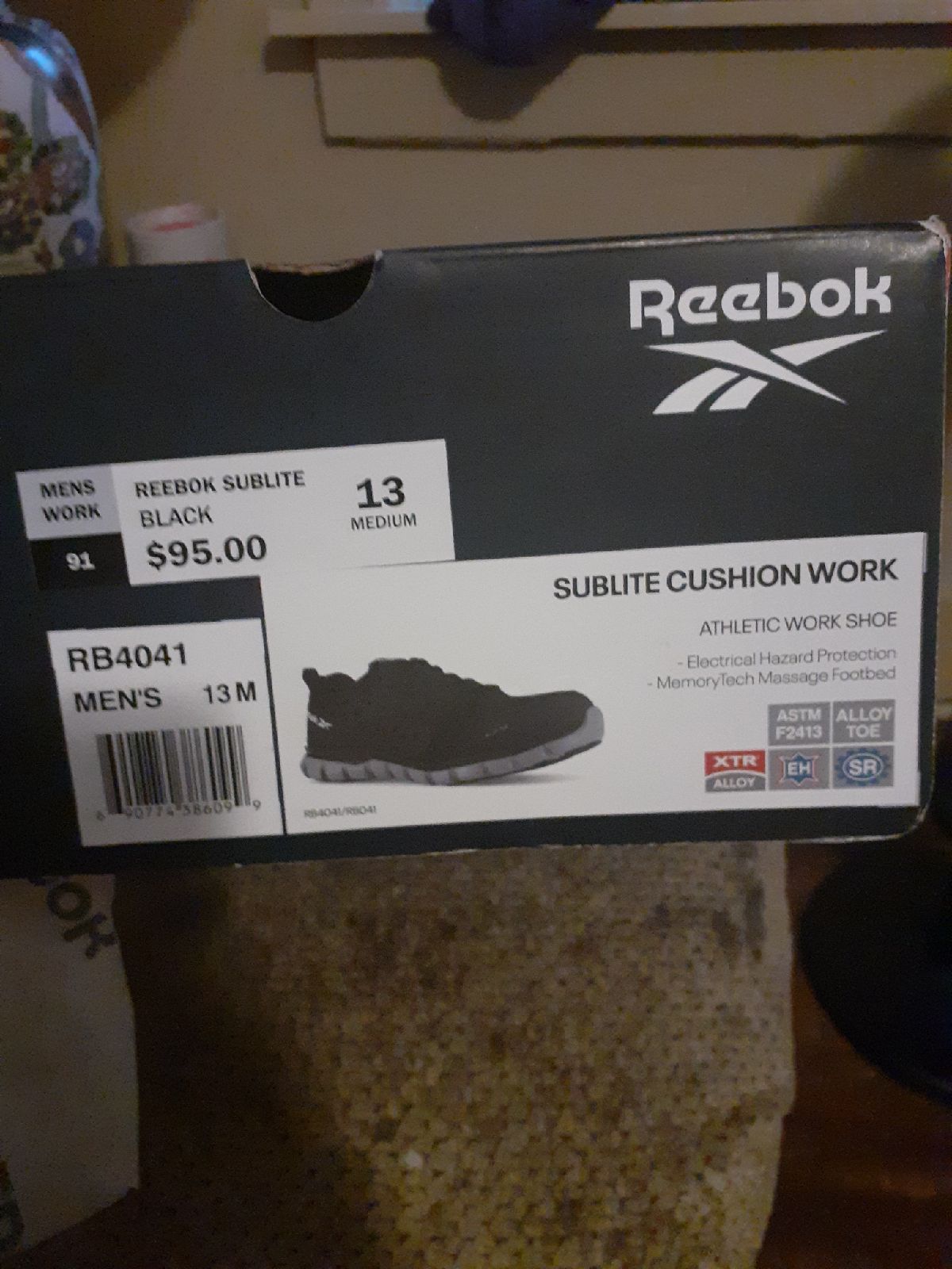 Athletic work shoe