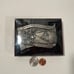 Vintage 1987 Metal Belt Buckle, American Birkebeiner, Hayward, Wisconsin