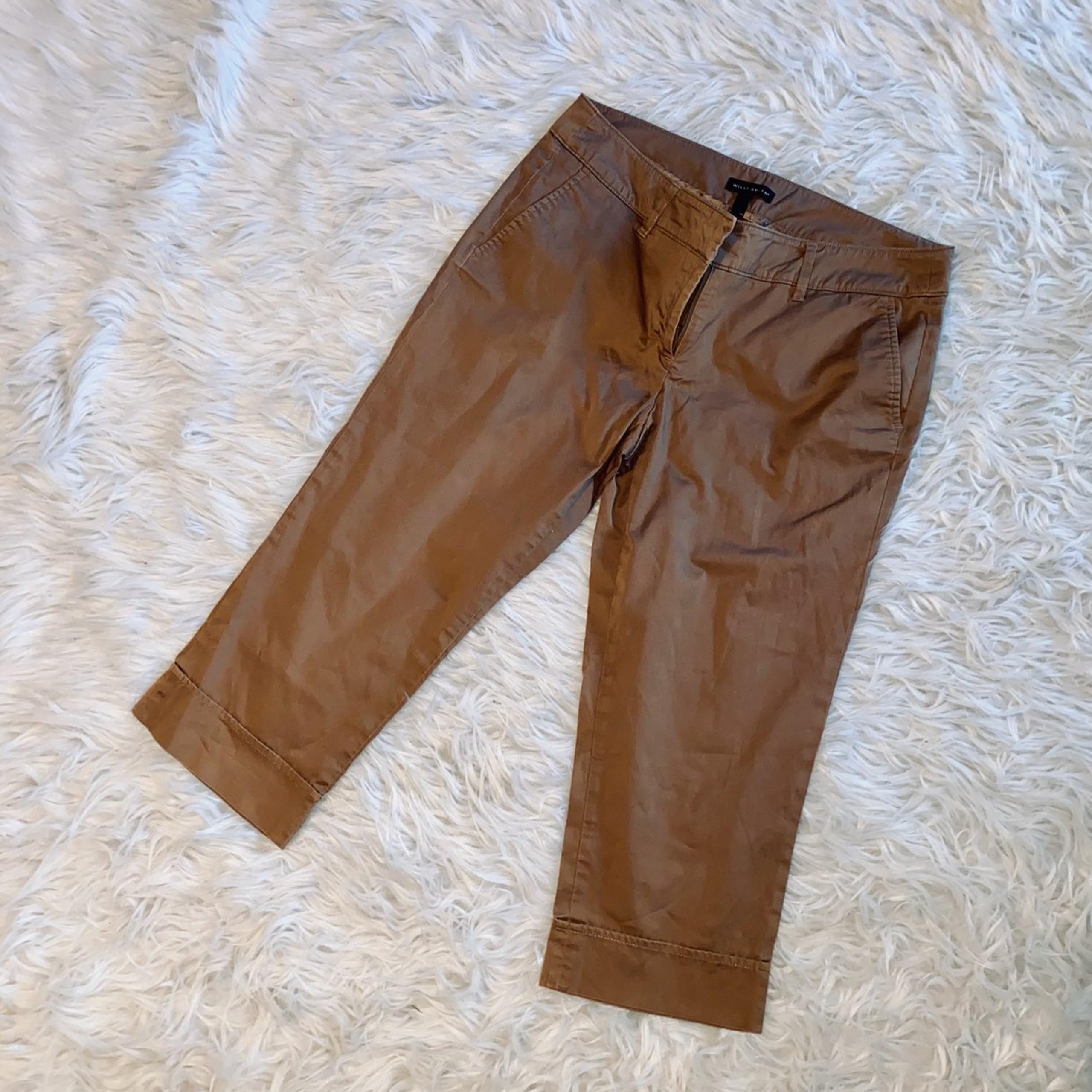 Willi Smith Tan Capri Pants