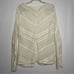 Sundance Cream Lace for Days Crochet Semi-Sheer Long Sleeve Knit Top Sz M