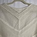 Sundance Cream Lace for Days Crochet Semi-Sheer Long Sleeve Knit Top Sz M