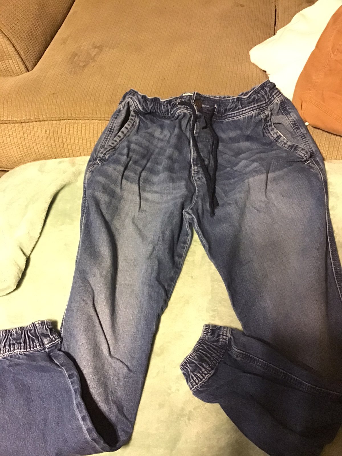 Jean joggers