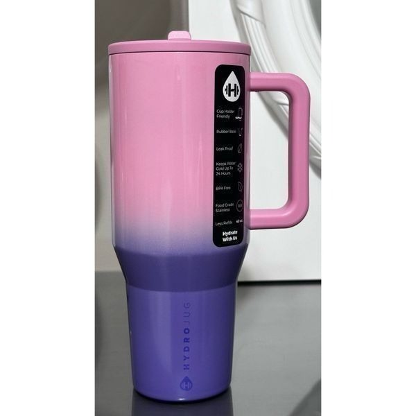 HydroJug 40oz Traveler, BLUSHBERRY