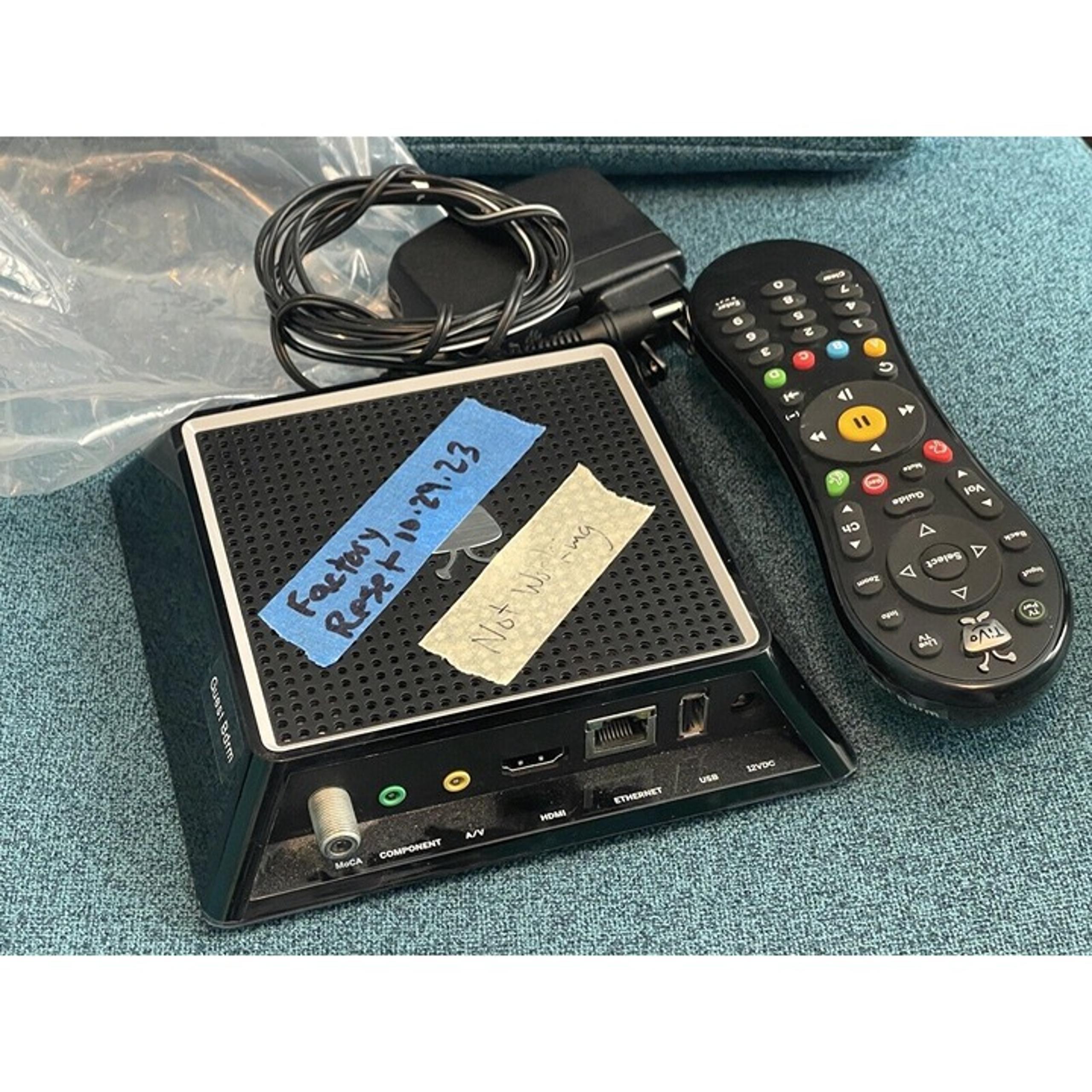 TiVo Mini Receiver TCDA9200 w/ Lifetime Service comes w/ Remote & Power Supply