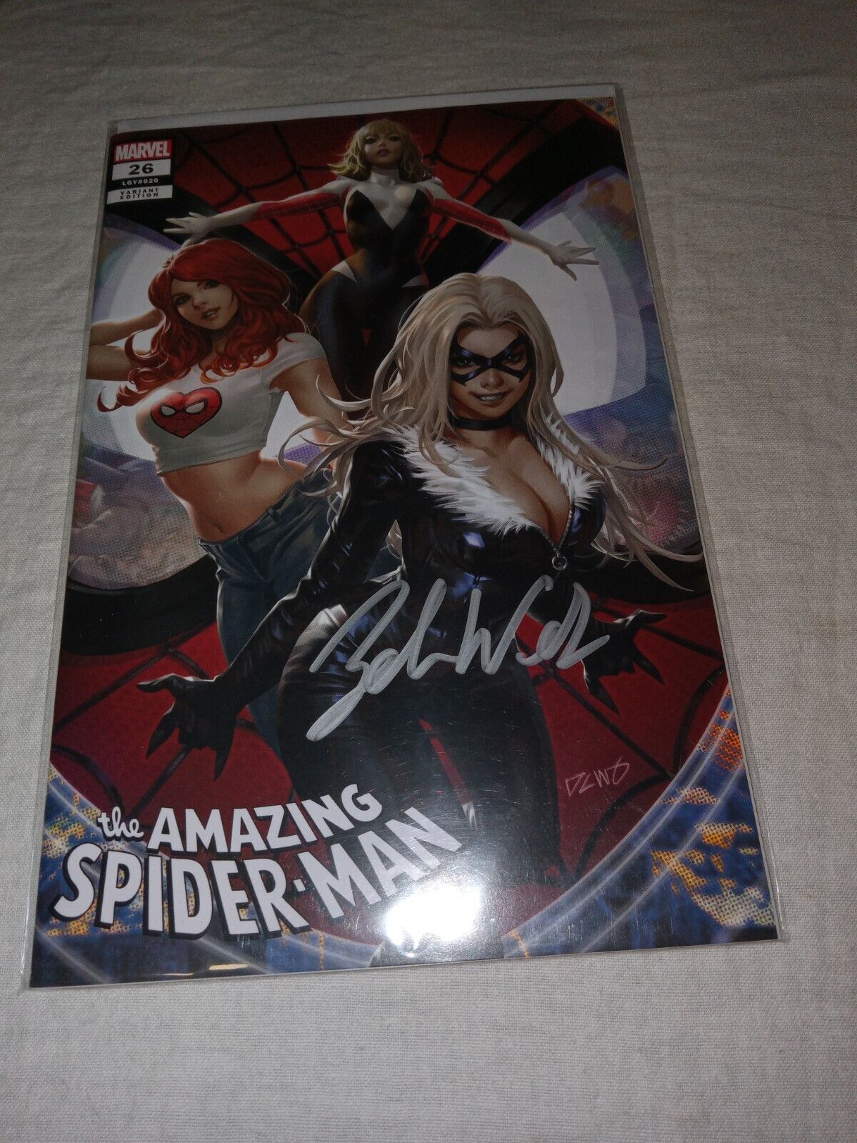 Fan Expo Exclusive AMAZING SPIDERMAN #26 Variant Signed by Writer Zeb Wells