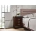Louis Phillipe 3 Drawer Nightstand - Cappuccino
