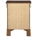 Louis Phillipe 3 Drawer Nightstand - Cappuccino