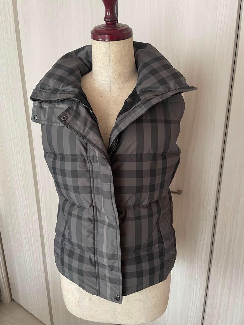 burberry vest grey