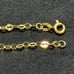 Italian 14k gold anchor/cable necklace. 20 inches 2mm