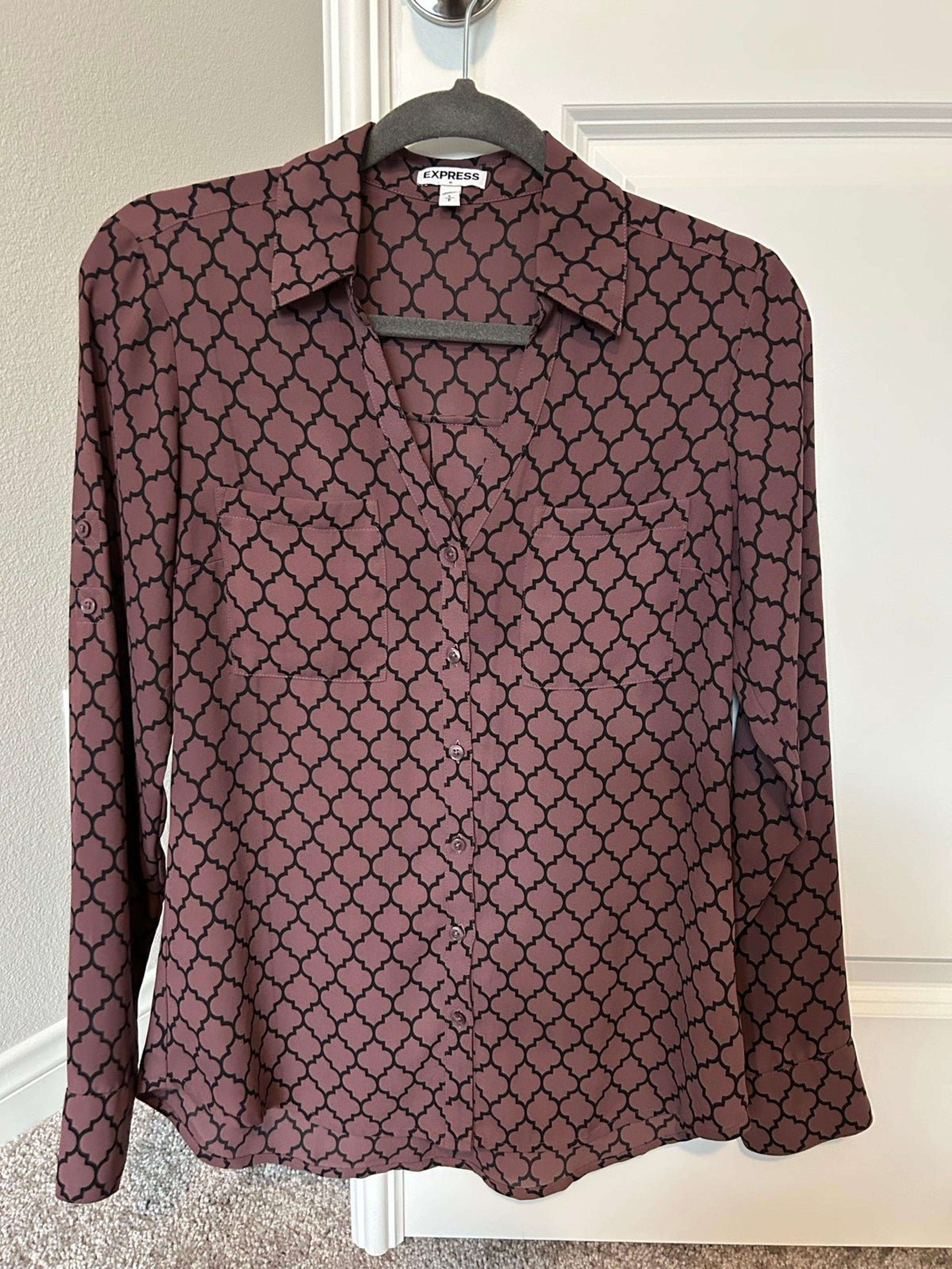 Express long sleeve button down shirt