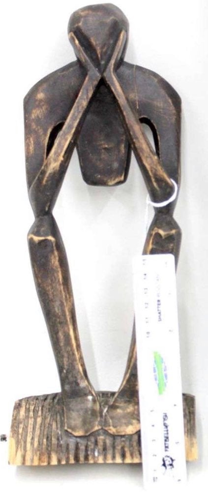 Ghana Tribal Handcrafted Wooden Figure Statue
