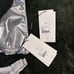 NWT Shan Swimwear Eva Bikini and Bottom Metallic silver faux leather size 6