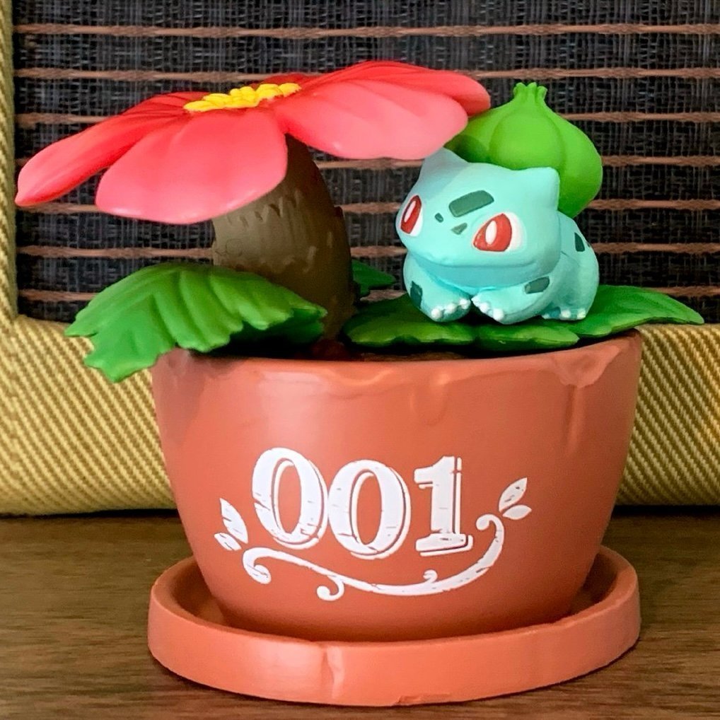 Bulbasaur re-ment Pocket Botanical bonsai gift collectible figure toy rement