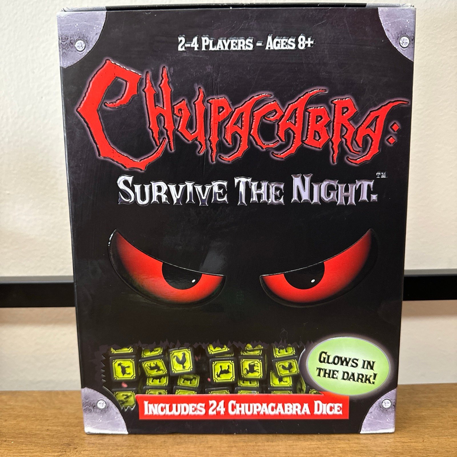 Chupacabra Survive the Night - SPOOKY Glow in Dark Dice Game by Haywire Group