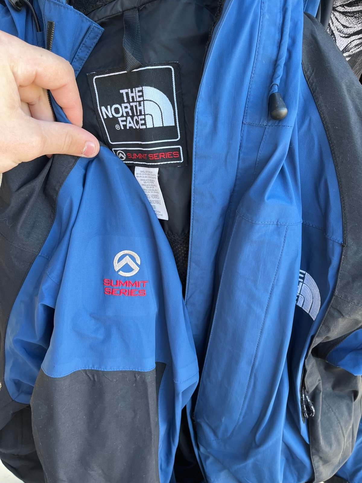 The North Face Gore-tex Summit Series Jacket (Medium) Style 14058 Blue/Black